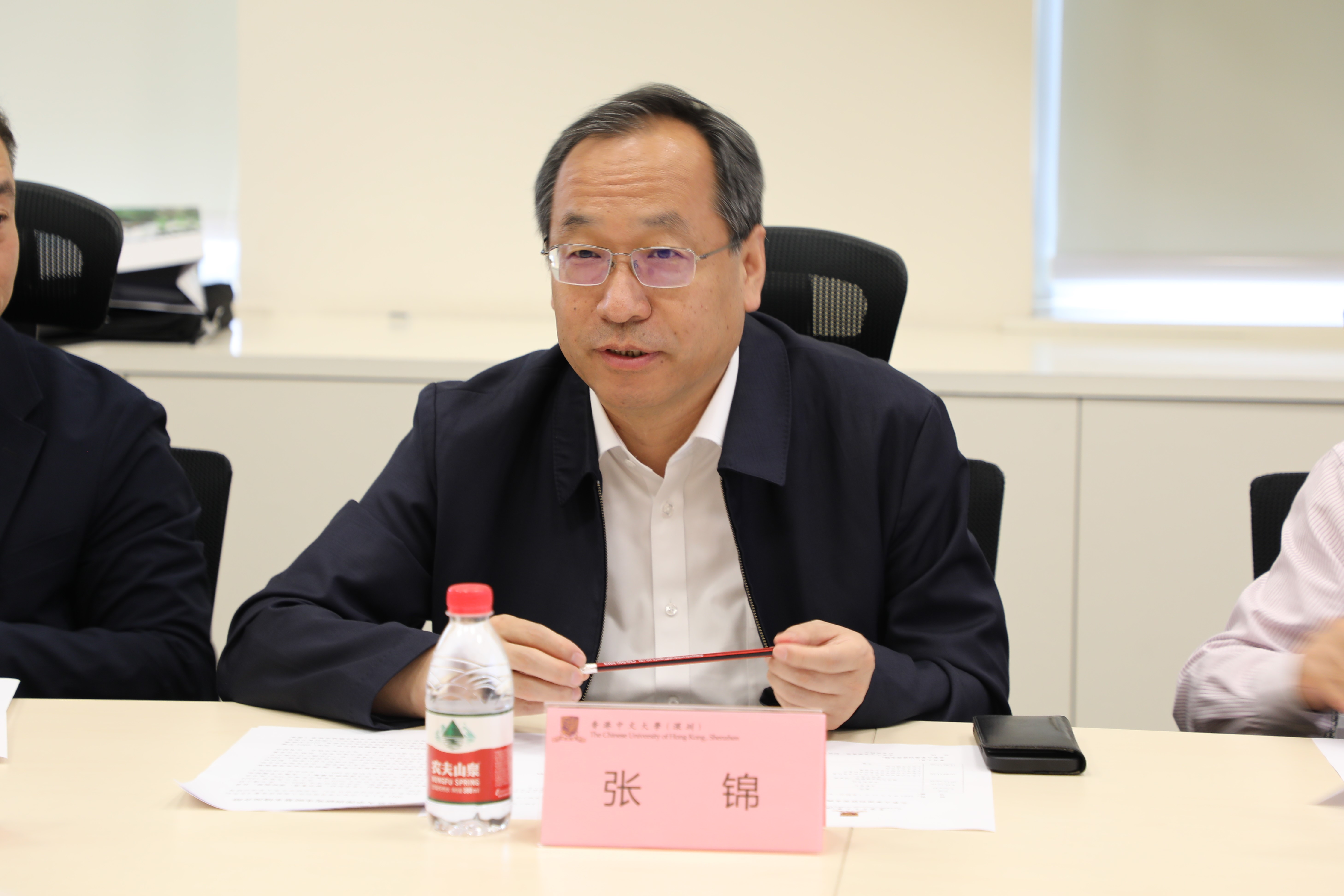 北京大学深圳研究生院领导赴香港中文大学(深圳)调研-南燕新闻网